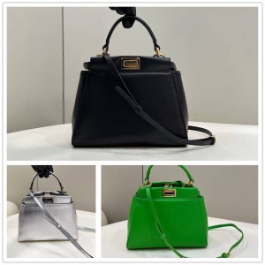 FENDI 8BN244 PEEKABOO ICONIC Mini Handbag 2590