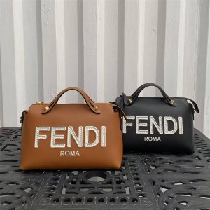 FENDI 8BL146 Embroidered BY THE WAY Medium Handbag