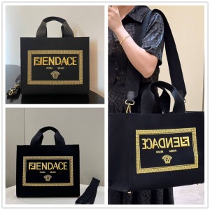 Fendi X VARACE 8BH395 Fendance Capsule Series Shopping Bag Tote Bag