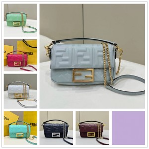 FENDI 8BS017 Iconic Baguette Small Handbag 0135