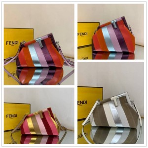 FENDI 8BP127/8BP129 Color Block FIRST Small/Medium Handbag