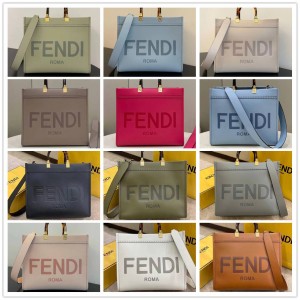 FENDI 8BH386 Sunshine Medium Tote Bag Shopping Bag