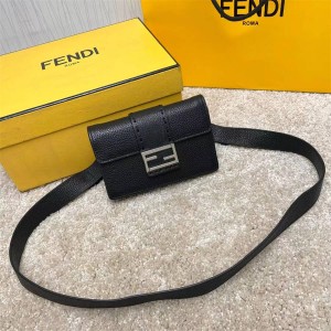FENDI 7M0295 Baguette leather handbag waist bag crossbody bag