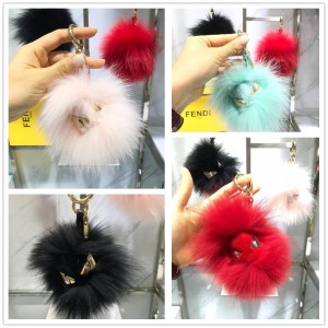 FENDI Little Monster Hair Ball Pendant