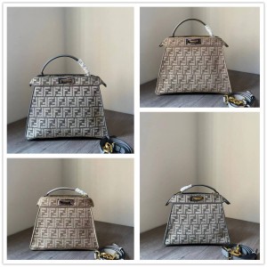 FENDI 8BN327/8BN321 Chenille PEEKABOO ISEEU handbag