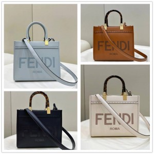 FENDI 8BH394 Sunshine New Small Tote Bag 8618