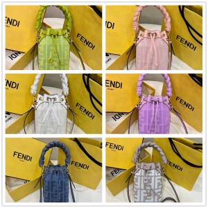 FENDI 8BS010 Mon Tresor Small Mini Bucket Bag