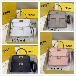 FENDI 8BN244 New Peekaboo ISeeU Mini Handbag 8596