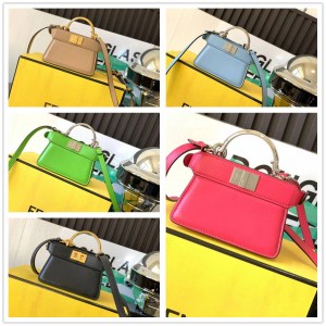 FENDI 7AS106 Peekaboo ISeeU Micro Nano Mini Pocket Bag