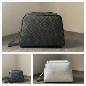 FENDI Zipper Handbag Makeup Bag Storage Bag