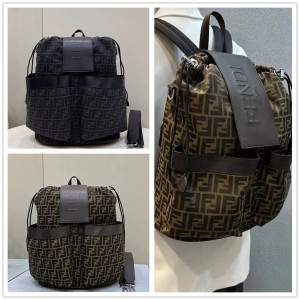 FENDI 7VZ056 Strike Large Prestige Backpack 8583