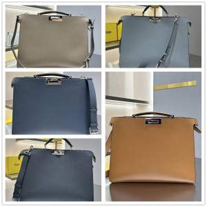 FENDI 7VA529 Peekaboo ISeeU Medium Briefcase