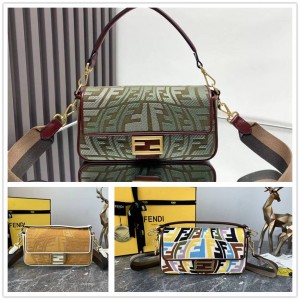 FENDI 8BR600 Vertigo Summer Capsule BAGUETTE Handbag