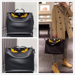 FENDI 7VA406/7VA388 PEEKABOO ICONIC FIT Monster Eye Briefcase