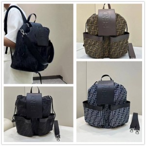 FENDI 7VZ070 Strike Medium Prestige Backpack 8583