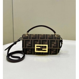 FENDI 7AS142 Old Flower Baguette Phone Bag 8620