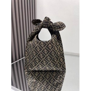 FENDI 7VA627 Presbyopia Bento Bag Knot Decoration Handle Handbag 8098