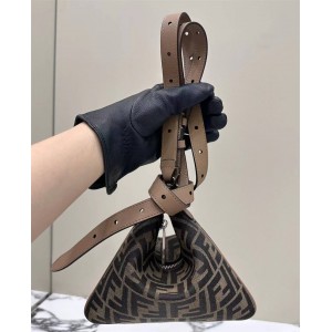 FENDI 7N0146 After Mini FF Handbag Mobile Bag Zongzi Bag 8650