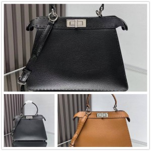 FENDI 8BN321 Peekaboo ISeeU Selleria Medium Handbag