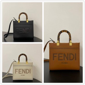 FENDI 8BH394 Sunshine New Size Small Tote Bag 36541