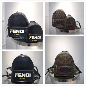 7VZ042/8BZ036 Fendi x Fila "Fendi Mania" Collaboration Double Backpack