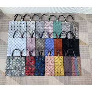 Issey Miyake baobao Laser Color blocked Six Grid 6-Grid Handbag