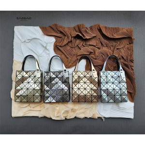 Issey Miyake PLATINUM COFFRET Small Square Box Shoulder Bag