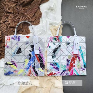 Issey Miyake Painted Graffiti PALETTE Six Grid Handbag