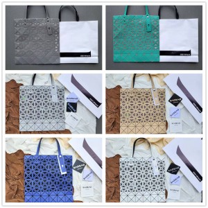 Issey Miyake Hollow Six Grid 6-Grid Handbag Tote Bag