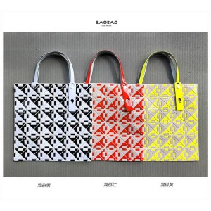 ISSEY MIYAKE Limited Edition Mixed 6-Grid Six Grid Handbag