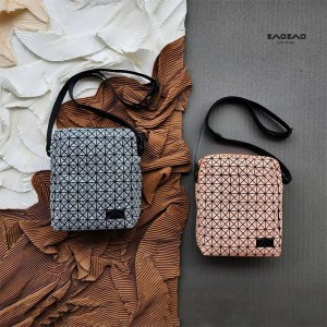 Issey Miyake KURO Series Noise Dotted Square Box Crossbody Bag