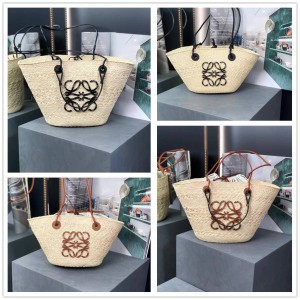 LOEWE A223T43X02/A223P65X01 Anagram Basket Woven Bag Shopping Bag