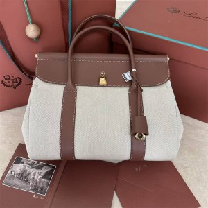 Loro Piana Loom L32 canvas handbag FAO0185