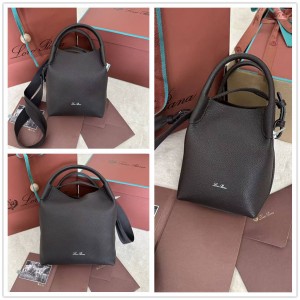 Loro Piana Bale bucket bag in brown color