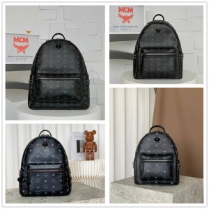 MCM STARK VISETOS UNISEX BACKPACK WITH SIDE STUDDED SIDE