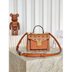 MCM TRACY SATCHEL VISETOS SMALL ORGAN BAG MWE8APA69/MWEAAPA02