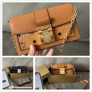 MCM MINI TRACY VISETOS CROSSBODY BAG MWRBAWO05/MWRBAWO02