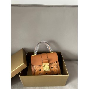 mcm Small TRACY VISETOS SATCHEL bag MWEBSXT02