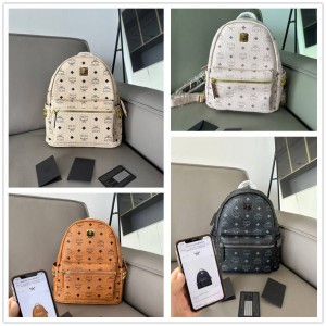 MCM Small STARK VISETOS Side Stud Backpack MMKAAVE15/MMKEAVE15