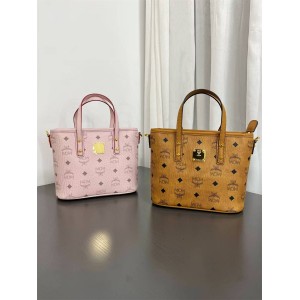 MCM Anya Visetos Mini Top Zipper Shopper Bag MWP7AVI35