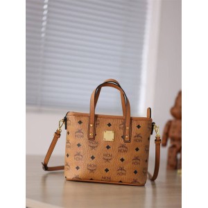 MCM Anya Visetos MNI Zipper Shopper Bag MWP7AVI35