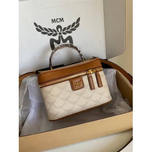 MCM S HIMMEL LAURETOS VANITY CASE BOX BAG MWRESAC02