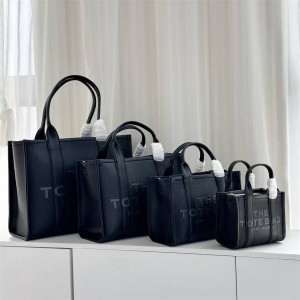 Marc Jacobs MJ   Black cowhide tote bag