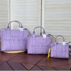 Marc Jacobs MJ bag purple cowhide tote bag