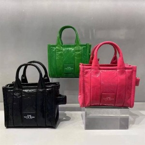 Marc Jacobs MJ Oil Wax Leather Lacquer Ultra Mini Tote Bag