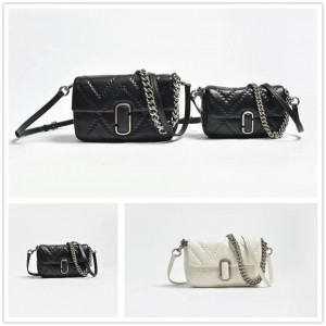 Marc Jacobs MJ's new small diamond grid chain crossbody bag