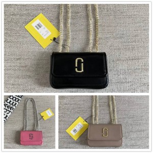 Marc Jacobs MJ mini oil wax leather mini chain bag