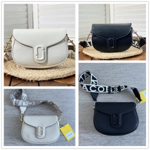 Marc Jacobs MJ J MARC large cowhide crossbody saddle bag