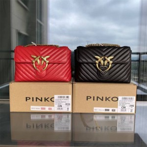 PINKO Classic Love Shoulder Bag Flying Bird Swallow Bag