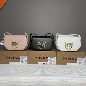 PINKO Shoulder Straw Bird Swallow Bag 100075A0F1